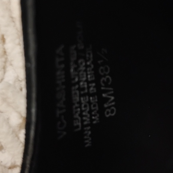 Vince Camuto Tashinta Black Suede Slingback Pointy Toe Heels - Picture 7 of 9